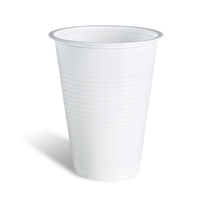 Ποτήρι Μιας Χρήσης Πλαστικό Λευκό 250ml 50τεμ.