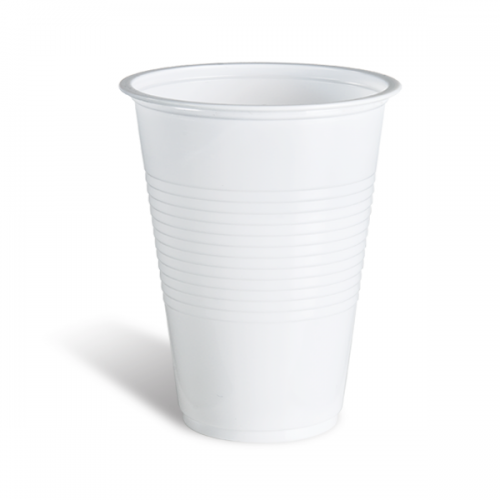 Ποτήρι Μιας Χρήσης Πλαστικό Λευκό 250ml 50τεμ.