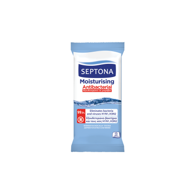 Υγρά Μαντηλάκια Moisturising 15τεμ.