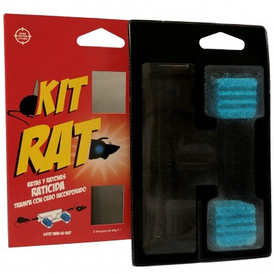 Ποντικοφάρμακο (Δολωματικός Σταθμός) Kit Rat 2x20gr