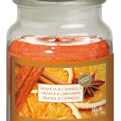 Κερί Αρωματικό Πορτοκάλι-Κανέλλα σε Βάζο 510gr