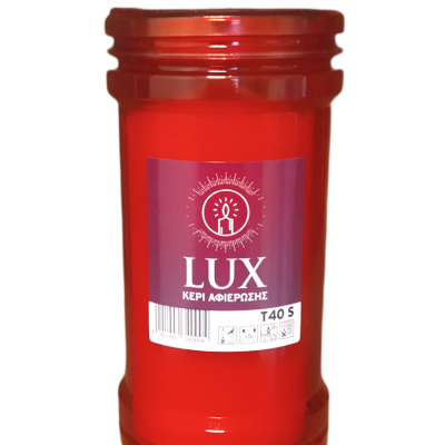 Κερί Διαρκείας Lux T40S Κόκκινο