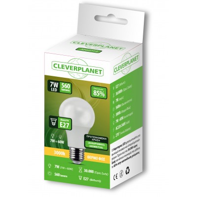 Λάμπα Led Myeco E27 3000K Θερμό 7W