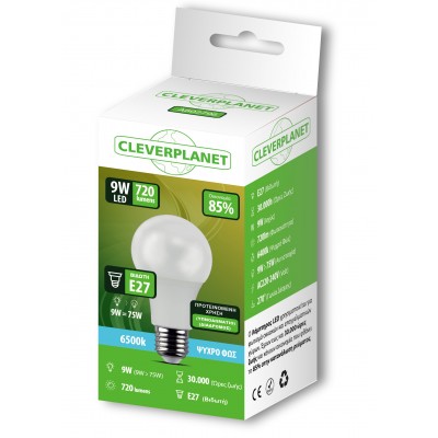 Λάμπα Led Myeco E27 6500K Ψυχρό 9W