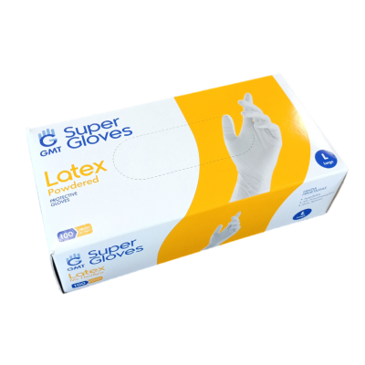 Γάντι Latex Ελαφρώς Πουδραρισμένο Large 100τεμ.