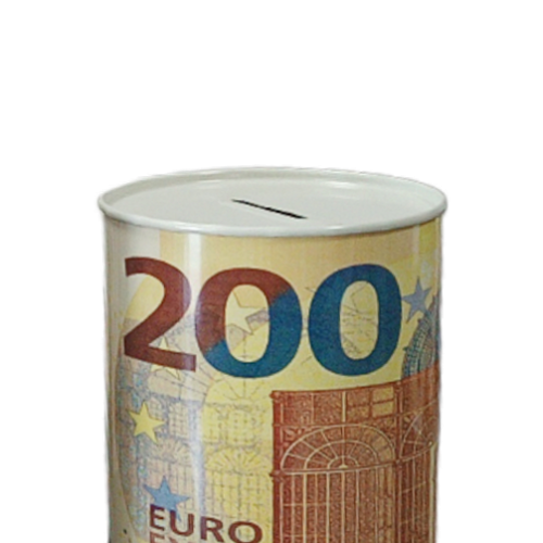 Κουμπαράς Μεταλλικός Euro 11x8 cm