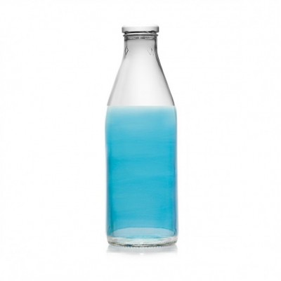 Μπουκάλι Γυάλινο Μπλε 1000ml