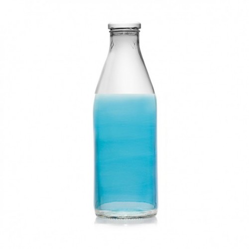Μπουκάλι Γυάλινο Μπλε 1000ml