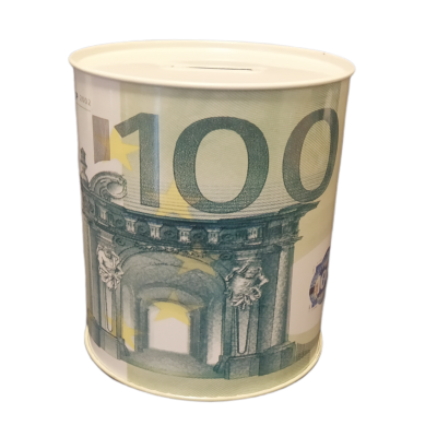 Κουμπαράς Μεταλλικός Decor Μεγάλος Ø11 x h13cm