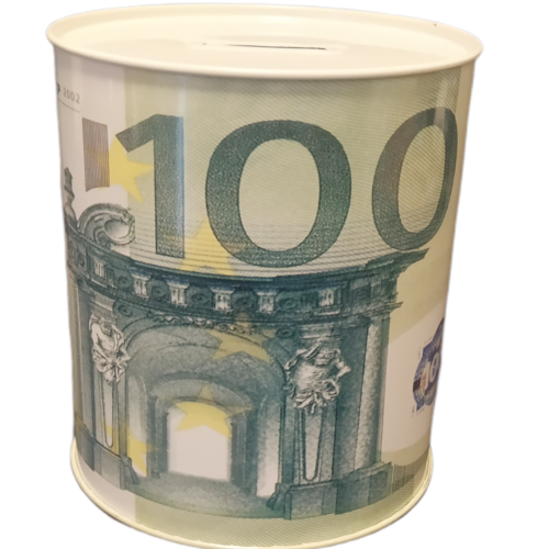 Κουμπαράς Μεταλλικός Decor Μεγάλος Ø11 x h13cm