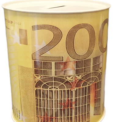 Κουμπαράς Μεταλλικός Decor Μεγάλος Ø11 x h13cm