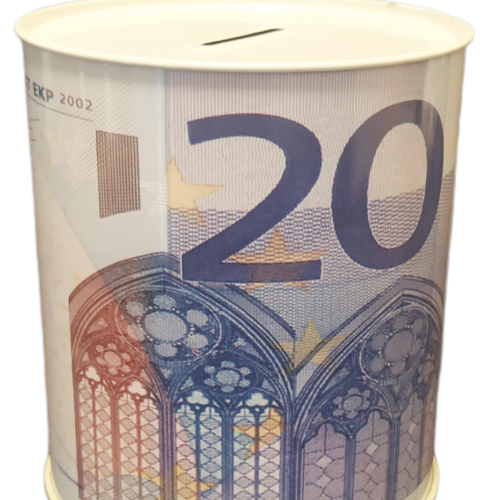 Κουμπαράς Μεταλλικός Decor Μεγάλος Ø11 x h13cm