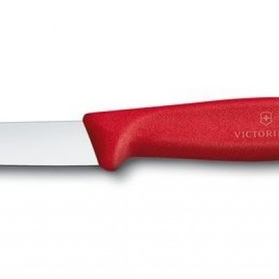 Μαχαίρι VICTORINOX Ίσιο Μυτερό Κόκκινο (Μήκος λάμας 8 cm)