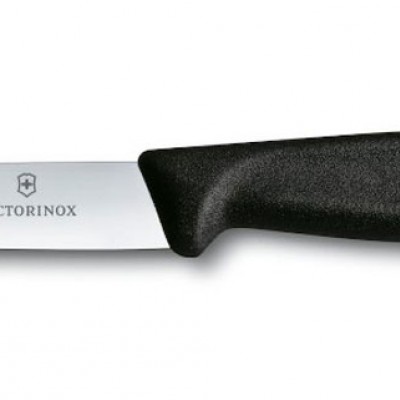 Μαχαίρι VICTORINOX Ίσιο Μυτερό Μαύρο (Μήκος λάμας 10 cm)