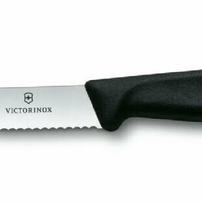 Μαχαίρι VICTORINOX Πριόνι Στρογγυλό Μαύρο (Μήκος λάμας 10 cm)