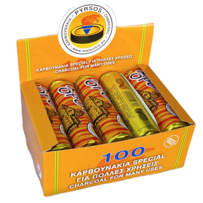 Καρβουνάκι Πυρσός 10τεμ. Ø40mm