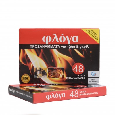 Προσάναμμα ΦΛΟΓΑ 48 Κύβων