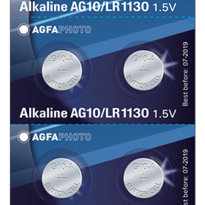 Μπαταρία Agfa Αλκαλική 1.5V LR1130 AG10 10τεμ.