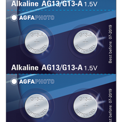 Μπαταρία Agfa Αλκαλική 1.5V LR44 AG13 10τεμ.