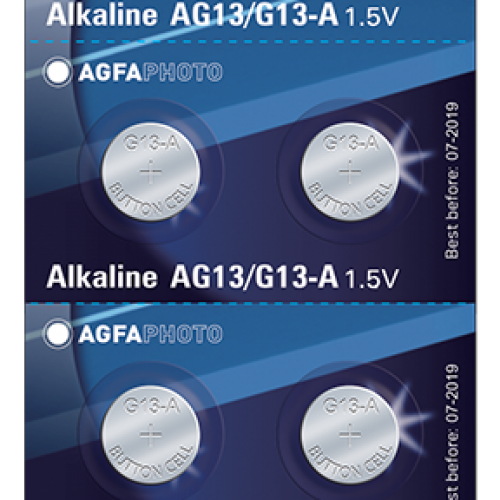 Μπαταρία Agfa Αλκαλική 1.5V LR44 AG13 10τεμ.