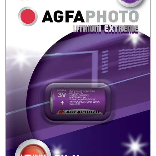 Μπαταρία Agfa Lithium 3V CR123A