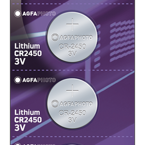 Μπαταρία Agfa Lithium 3V CR2450 5τεμ.