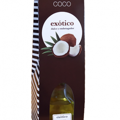 Αρωματικό Χώρου Diffuser με Sticks Κωνικό Coco 100ml