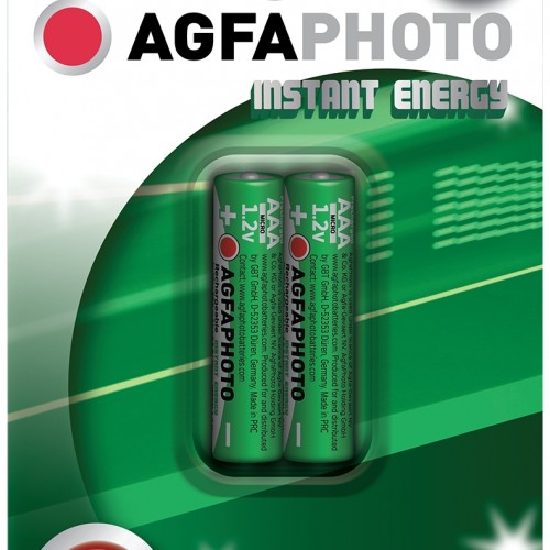 Μπαταρία Agfa Επαναφορτιζόμενη Ni-MH 1.2V 950mAh HR03 AAA