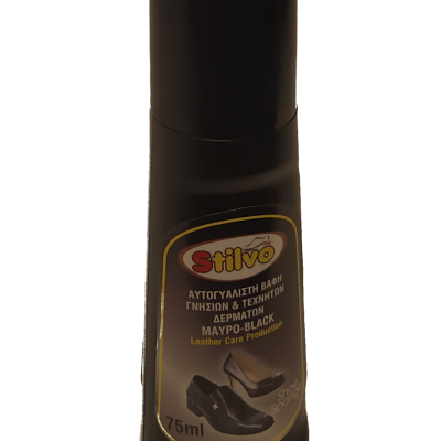 Αυτογυάλιστο Βερνίκι Stilvo Μαύρο 75ml