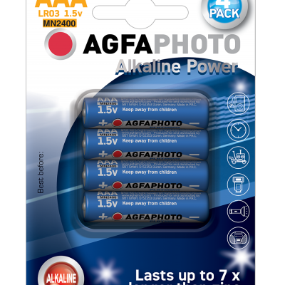 Μπαταρία Agfa Αλκαλική 1.5V LR03 4τεμ. ΑΑΑ