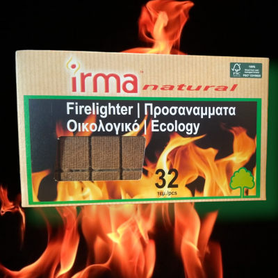 Προσάναμμα Οικολογικό Irma 32 Κύβων