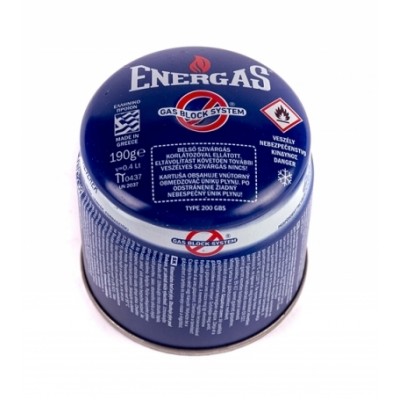 Φιαλίδιο Βουτανίου ENERGAS 190gr