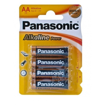 Μπαταρία Panasonic Αλκαλική  LR-06 4τεμ.(ΑΑ)