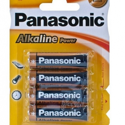 Μπαταρία Panasonic Αλκαλική  LR-06 4τεμ.(ΑΑ)