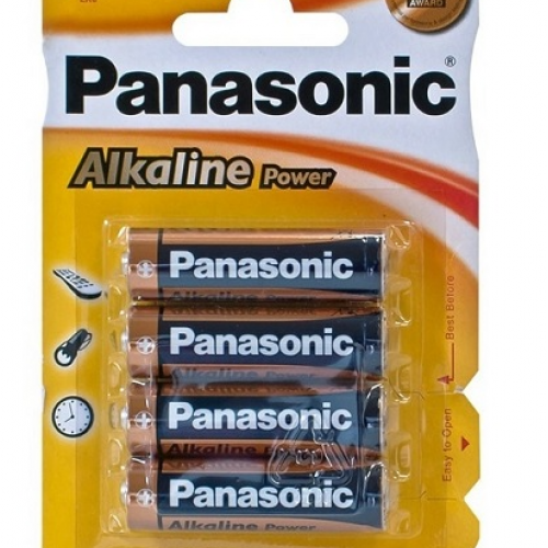 Μπαταρία Panasonic Αλκαλική  LR-06 4τεμ.(ΑΑ)