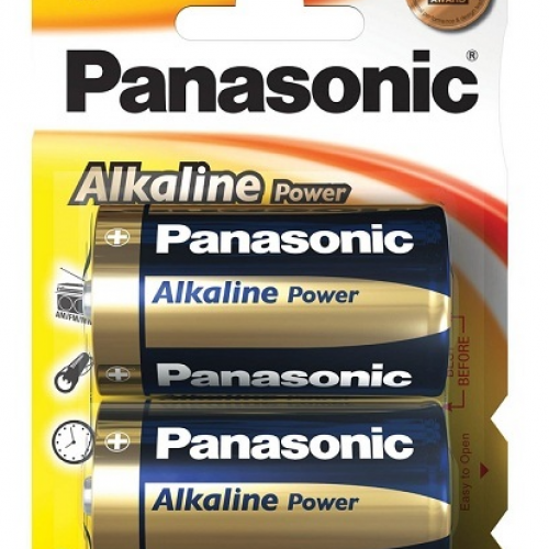 Μπαταρία Panasonic Αλκαλική  LR-20 2τεμ.(D)