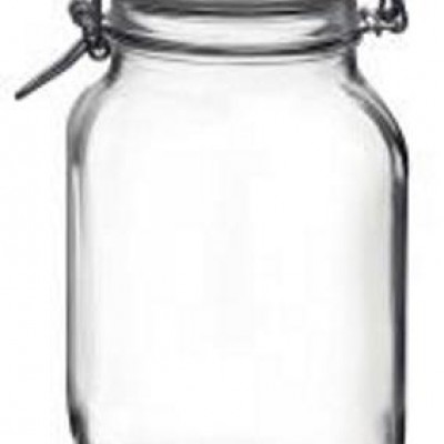 Βάζο Fido Γυάλινο με Έλασμα 2000ml