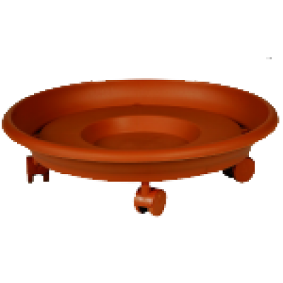 Πιάτο Γλάστρας TERRACOTTA με Ρόδες Νο274