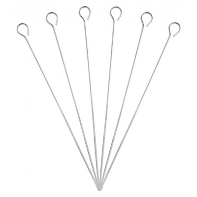 Σουβλάκι Inox σετ 6 τεμ. 30cm