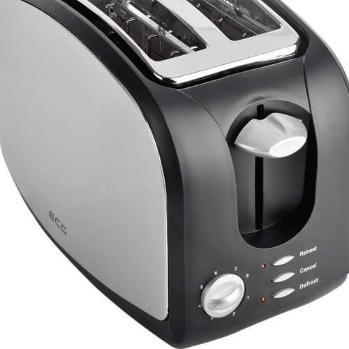 Φρυγανιέρα ECG 2 Θέσεων Inox ST968 900W